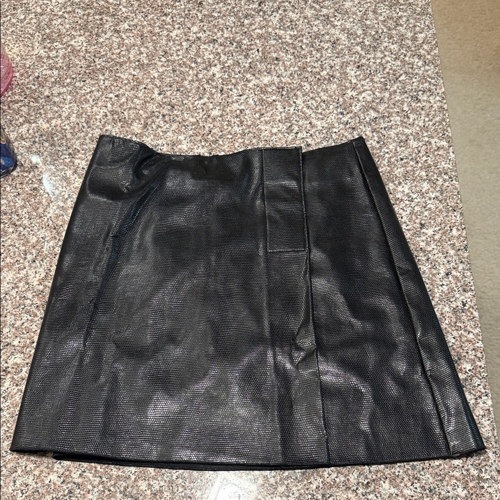 To the Max Textured Black Mini Skirt